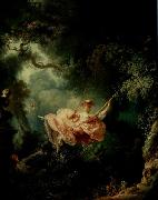 Jean-Honore Fragonard The Happy Accidents of the Swing oil on canvas